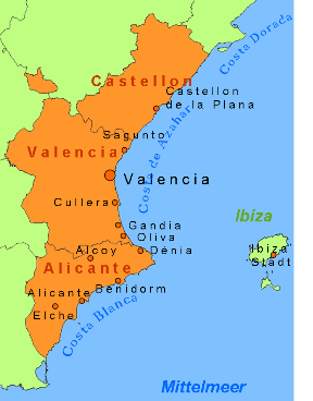Valencia Info - Location and Facts